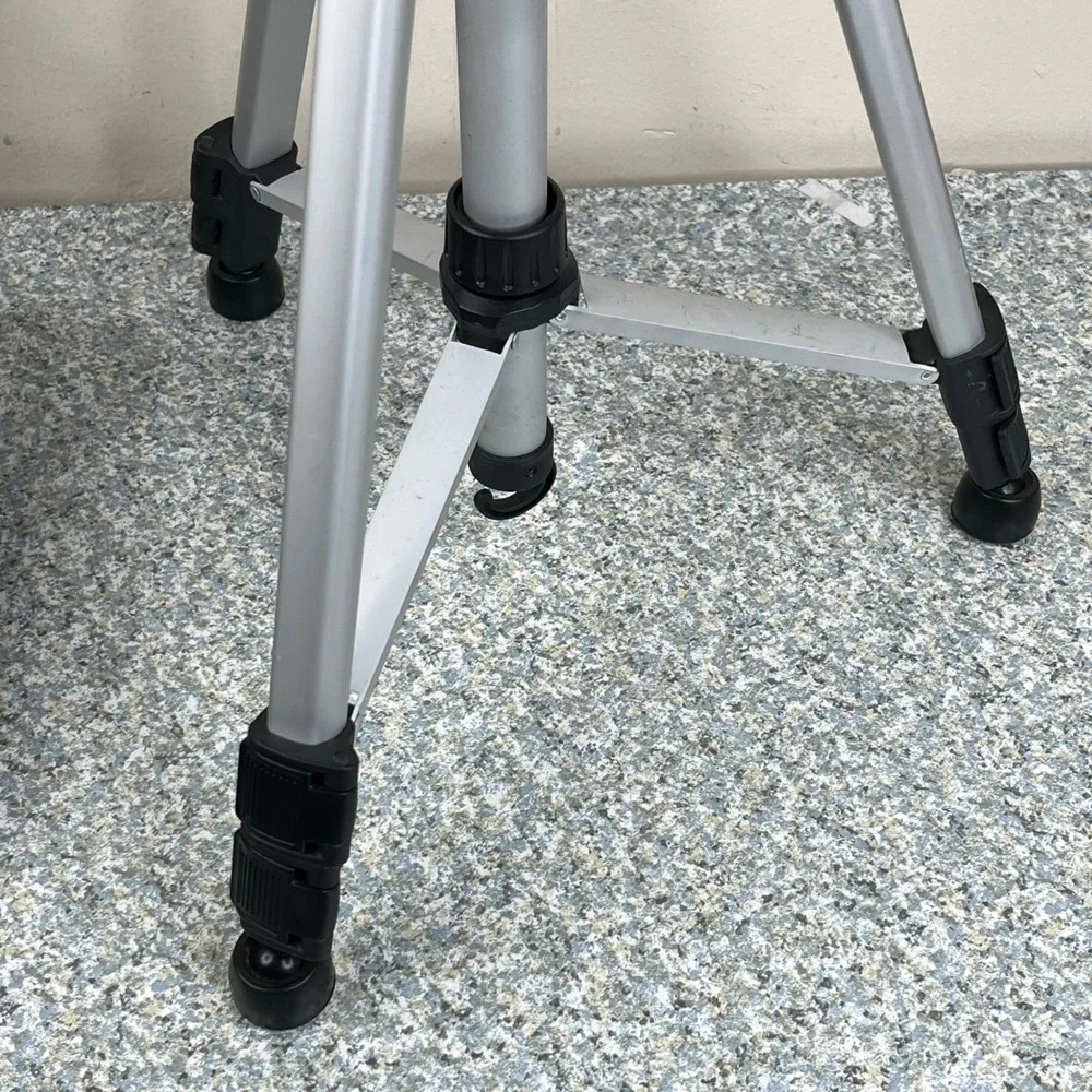 Digipower Tripod TP-TR53 Silver Aluminum Lightweight Camera Stand With Bag